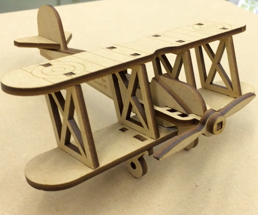 Wooden Toy Airplane 