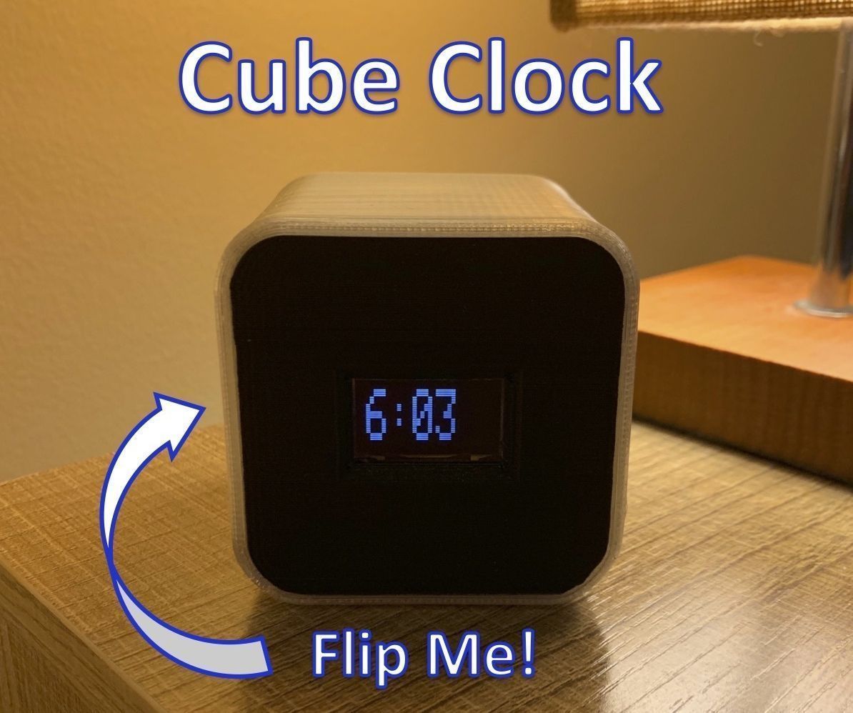 Position Based Multifunction Cube Clock