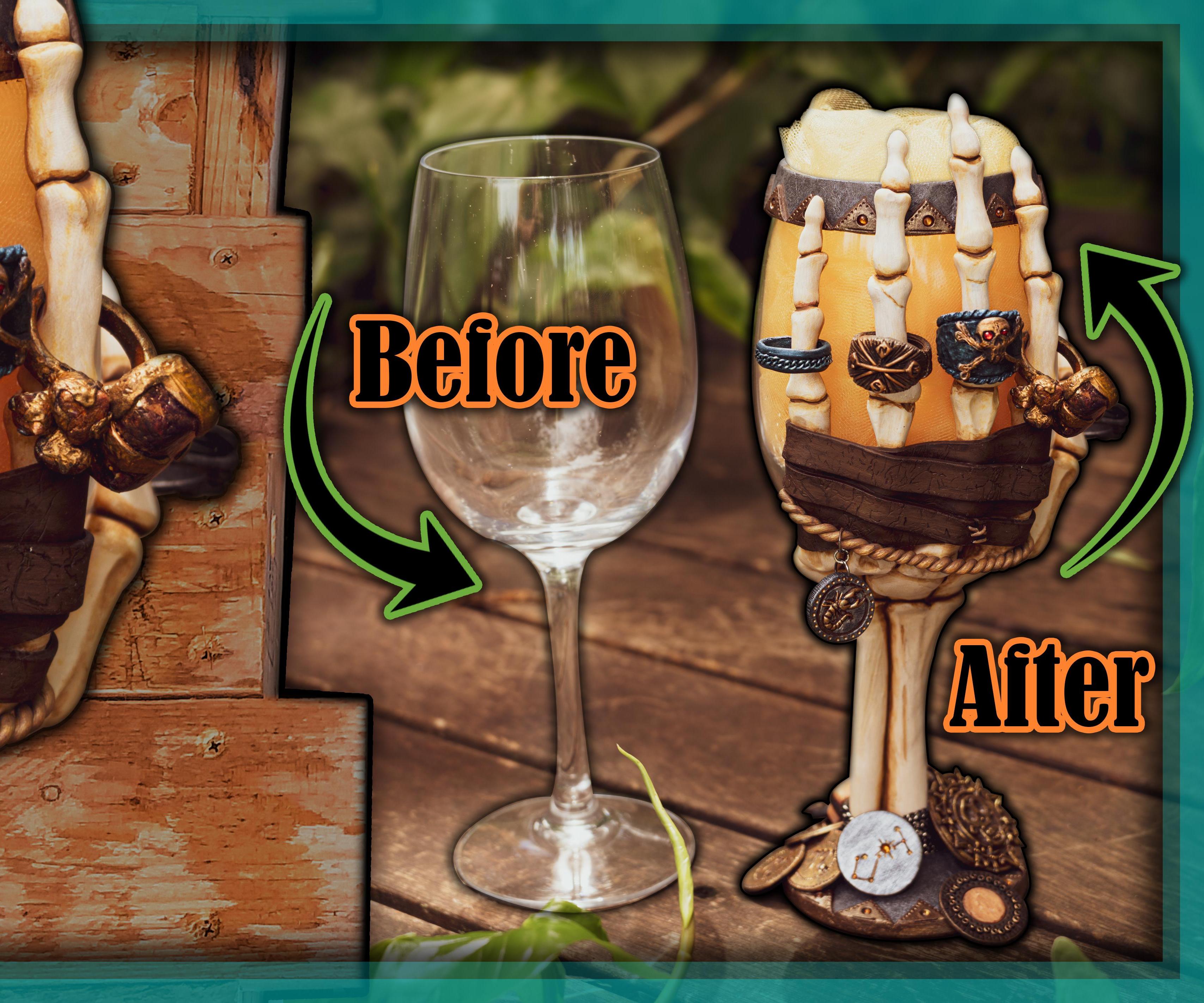 Turning a Wine Glass Into a Pirate Goblet