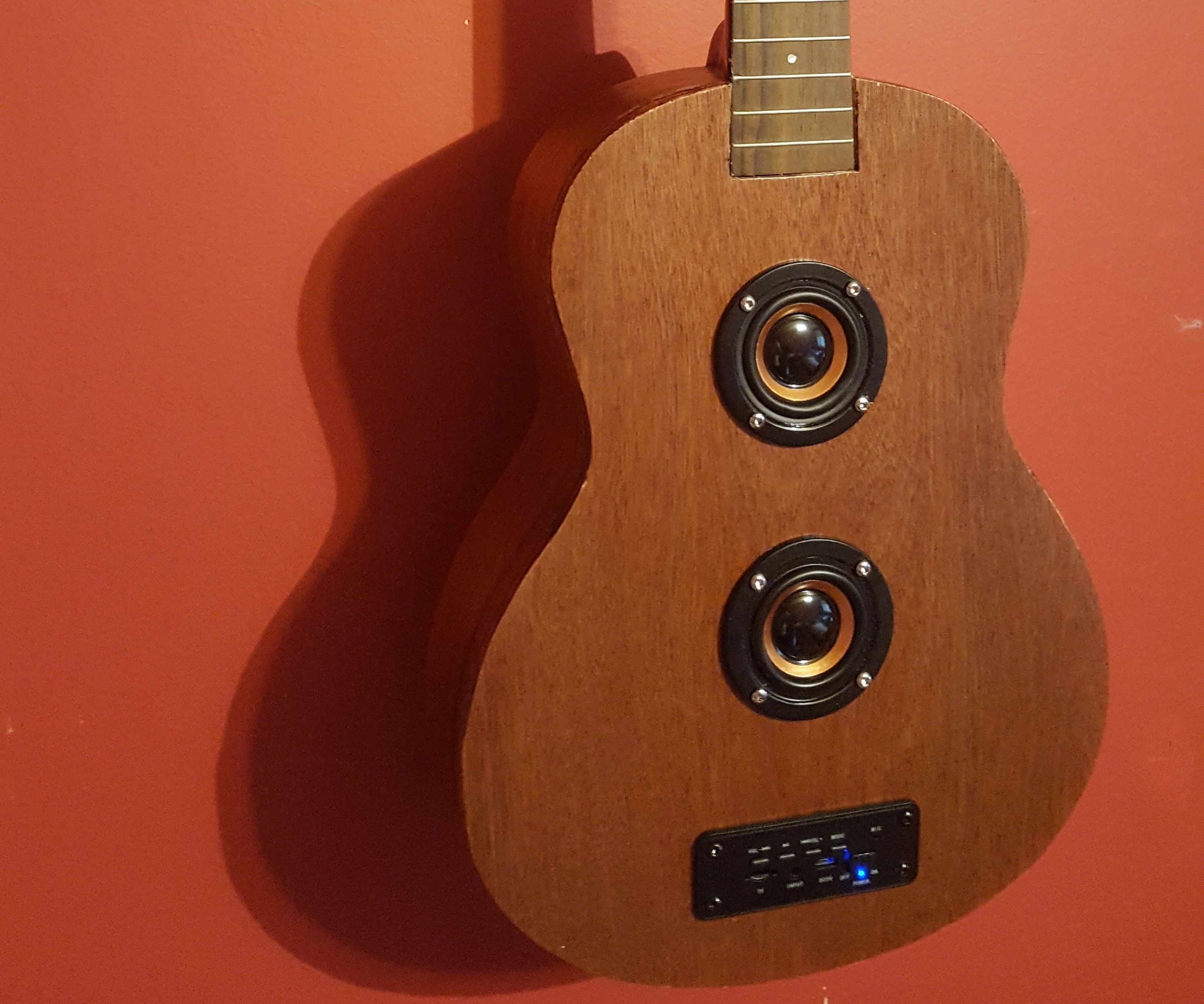 Wall Hanging Ukulele Speaker