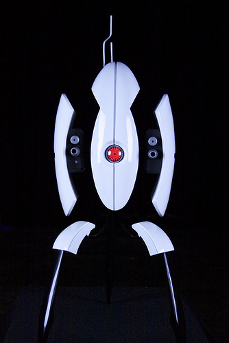 Building a Portal Turret With Motion Controlled Audio and Lighting