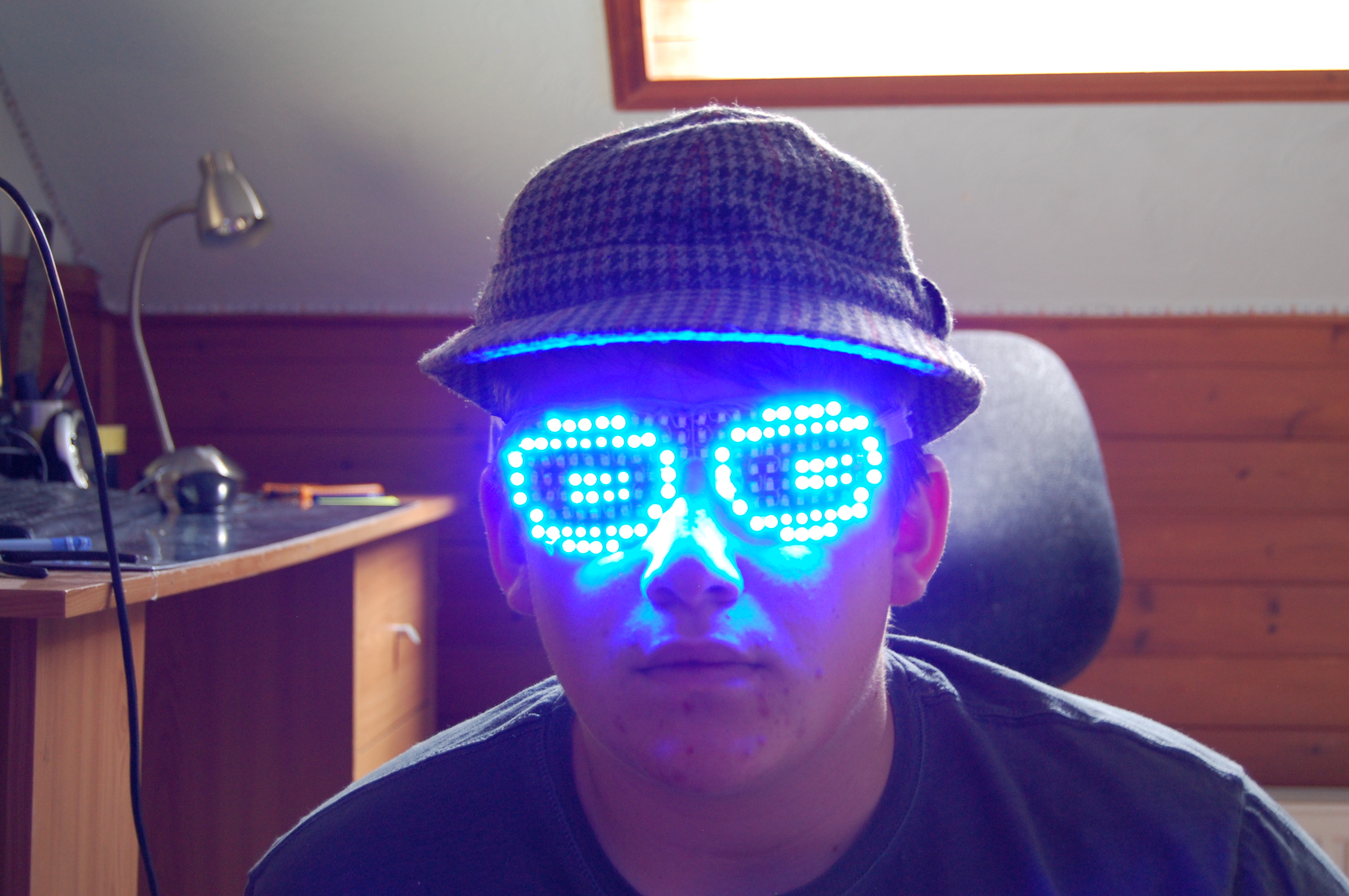LED Matrix Glasses: First Prototype
