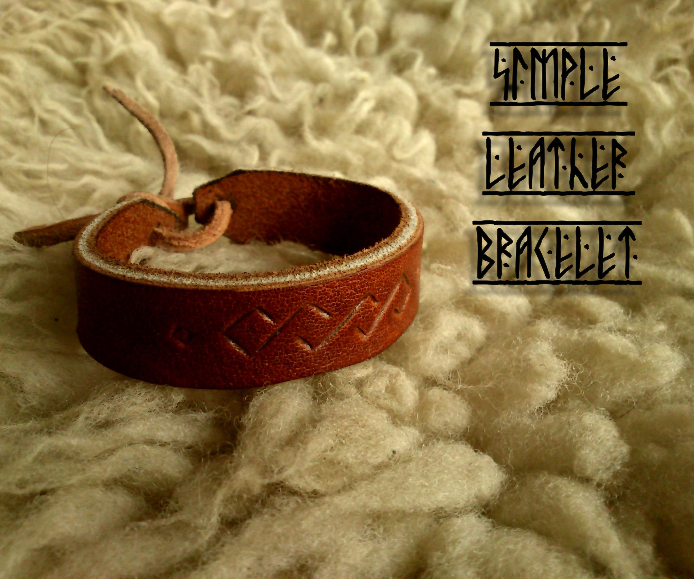 Simple Leather Bracelet