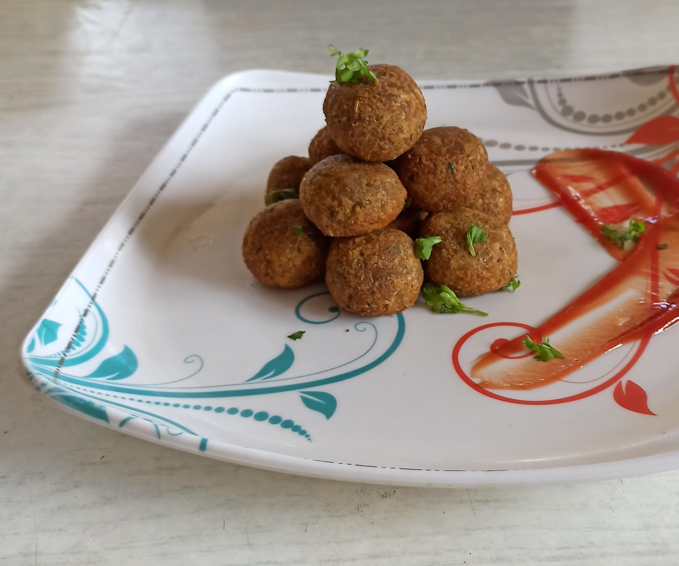Crispy and Spicy VEGAN Meat Balls