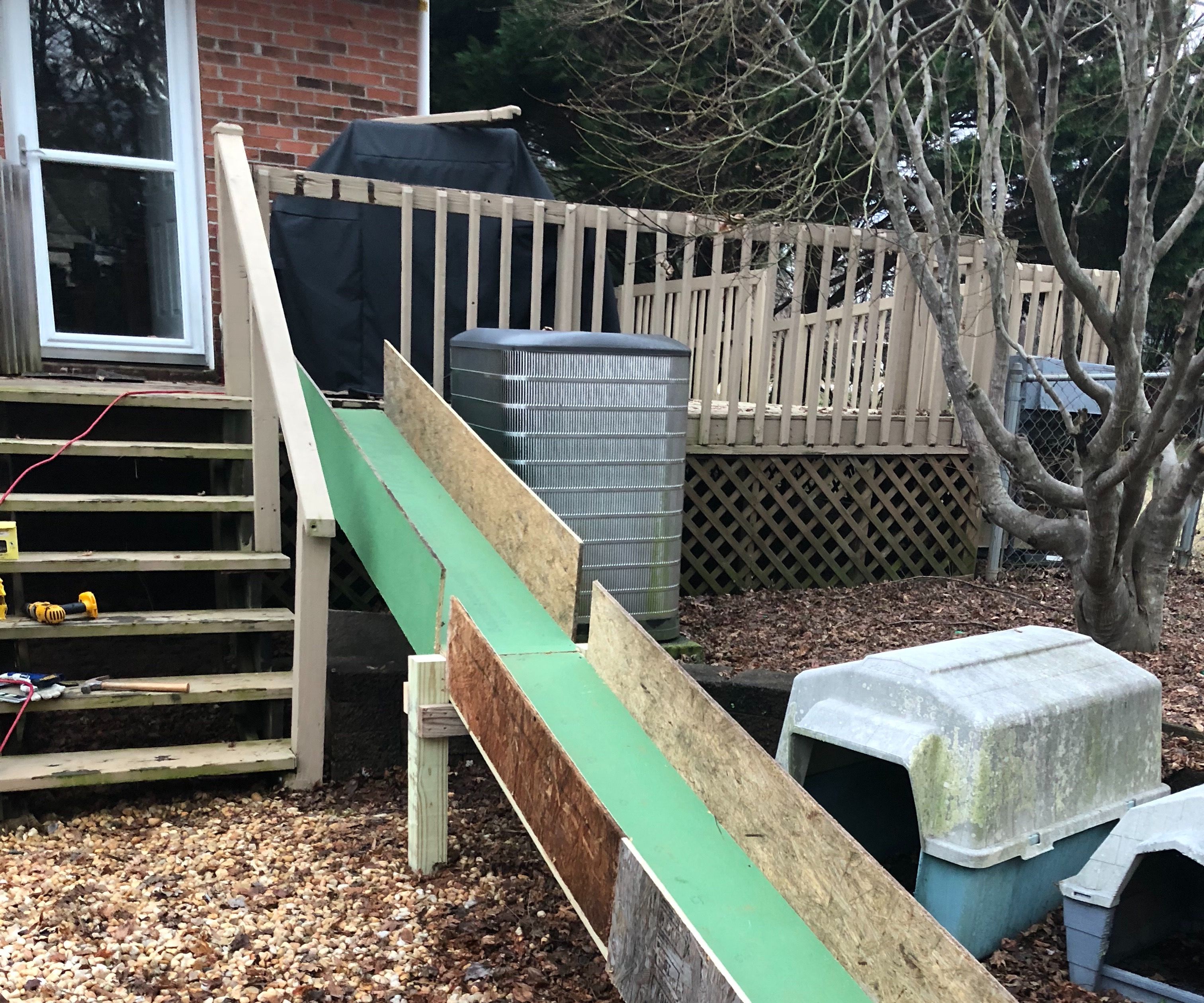 Dog Ramp for High Deck