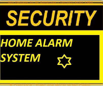 Home security alarm