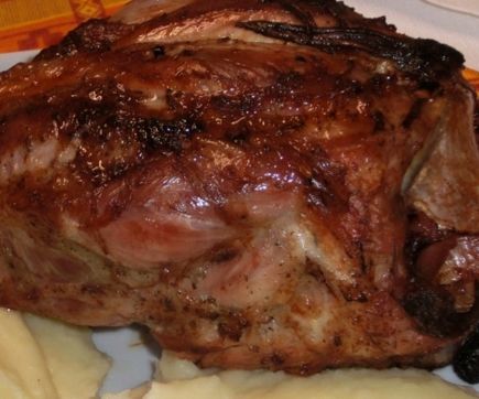 How to make Pork shank (knuckle of pork or shin pork), homemade recipe for Wood Fired Oven