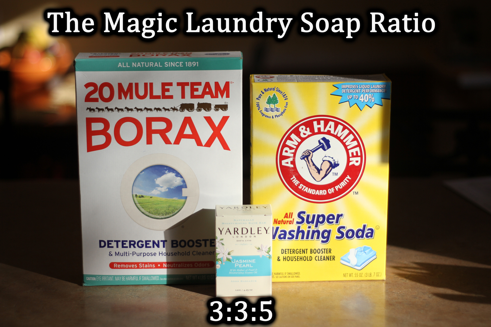 Laundry Detergent By Numbers