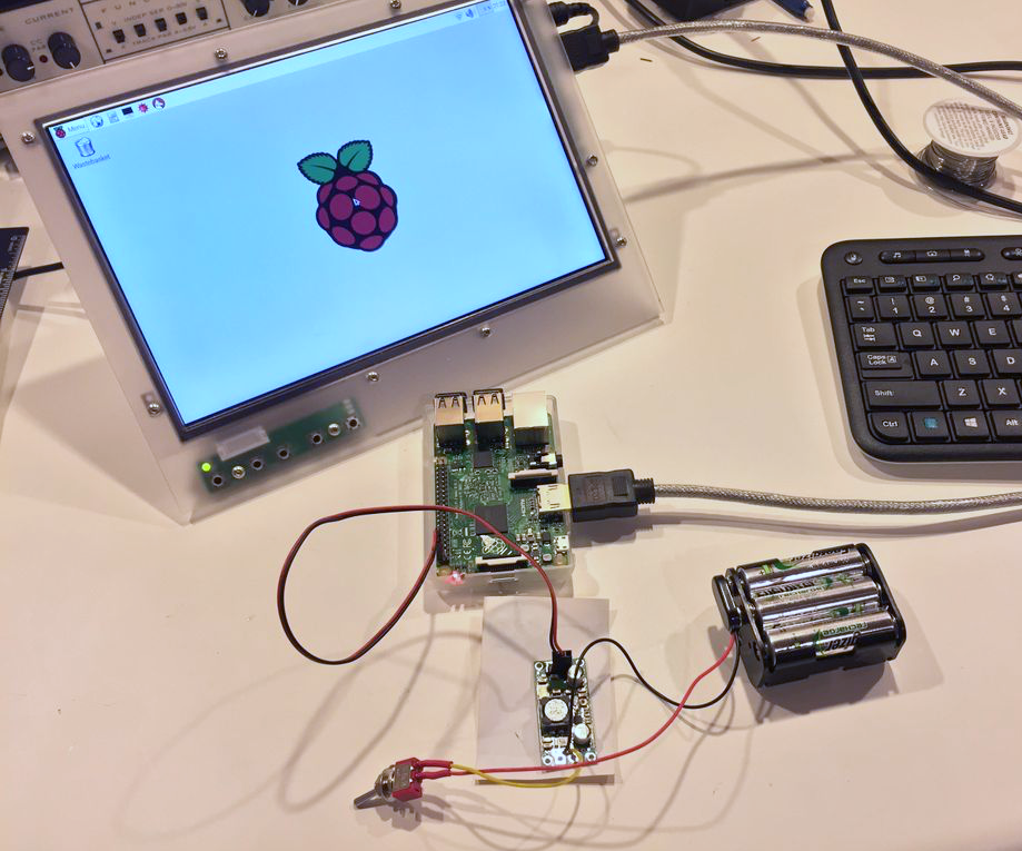Raspberry Pi Powered by Batteries 
