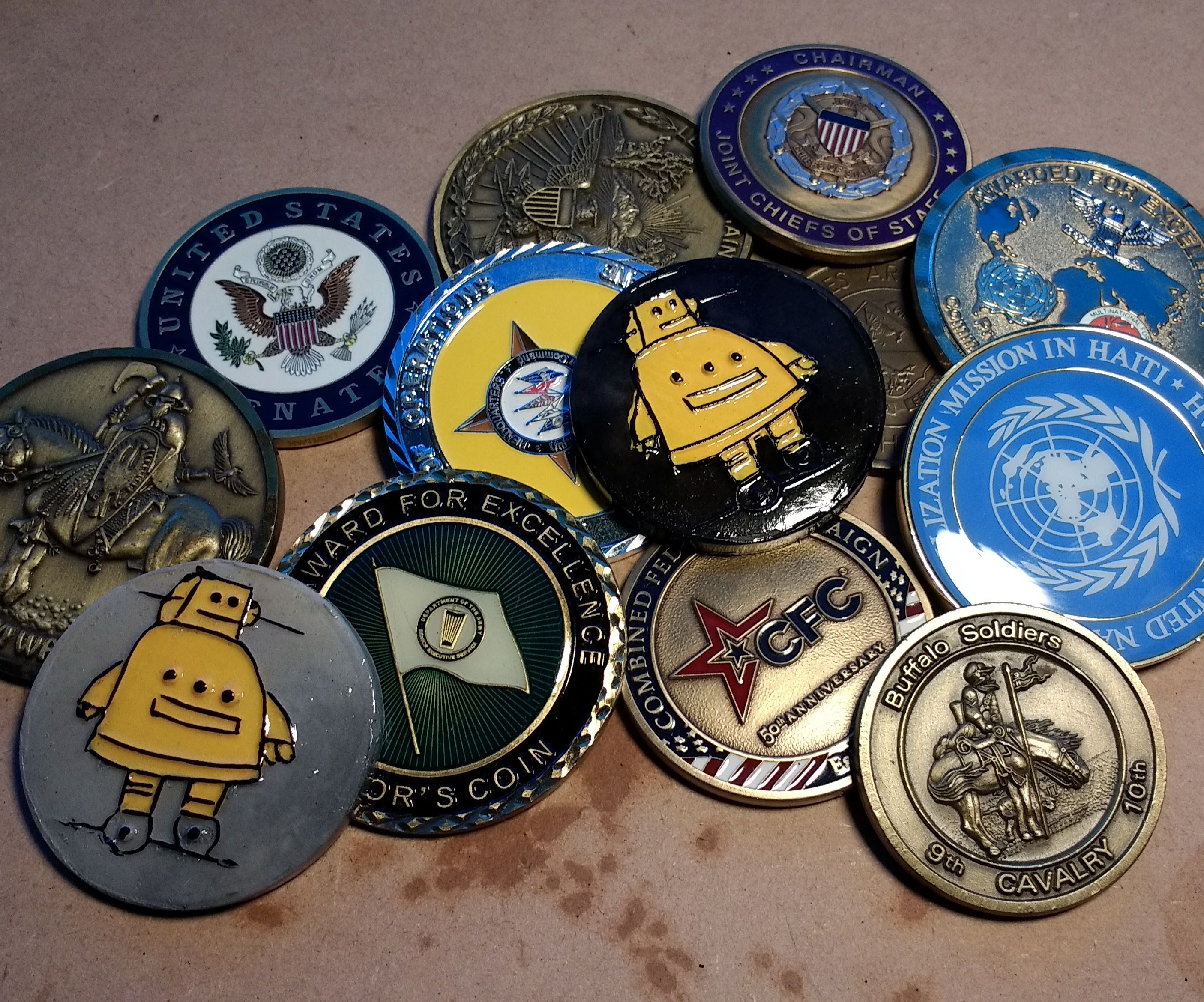 Make Your Own Challenge Coin or Geocaching Token