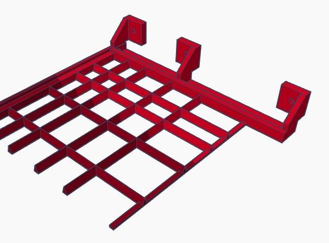 TEMPLATE PLATFORM FOR LASER ETCH MACHINE - 3D PRINTED