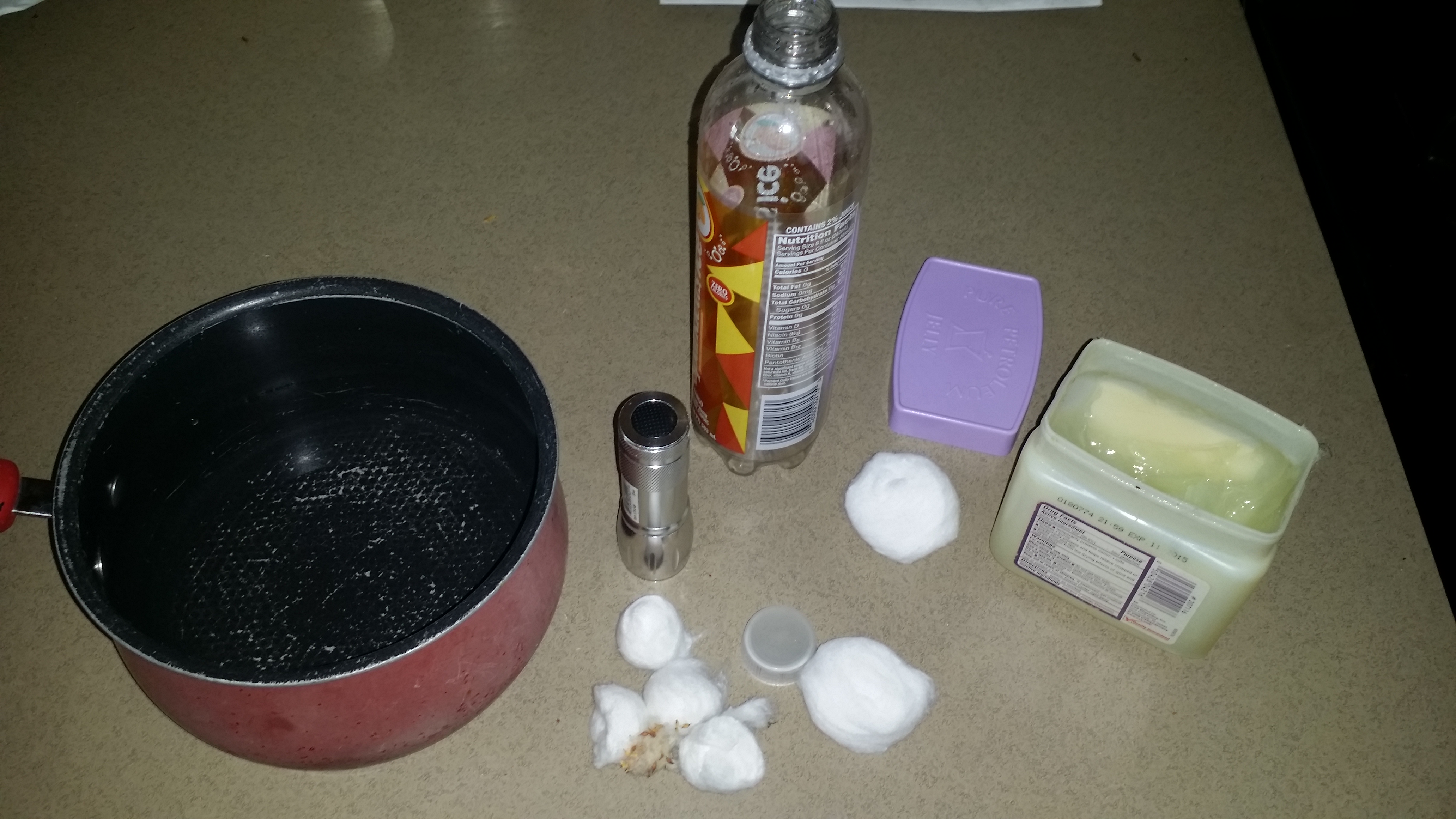 Reuse Old Flashlight as Tinder Container