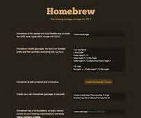 Install Homebrew & MongoDB on a Mac