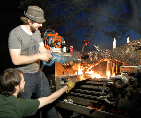 DIY Lathe Roasted Whole Lamb