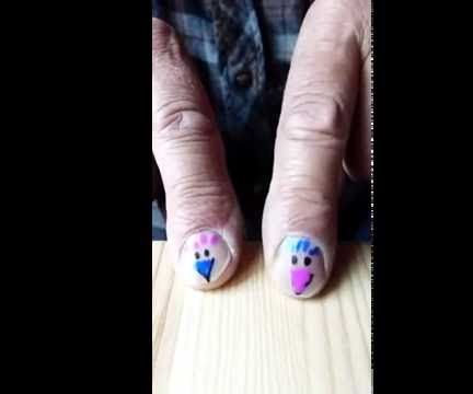 Children's Finger Puppet Disappearing Bird Rhyme.