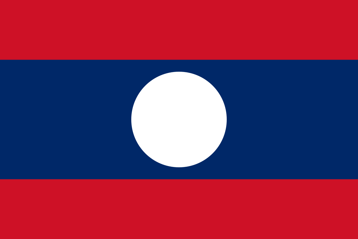 How to Make the Laos Flag on a Rubik's Cube