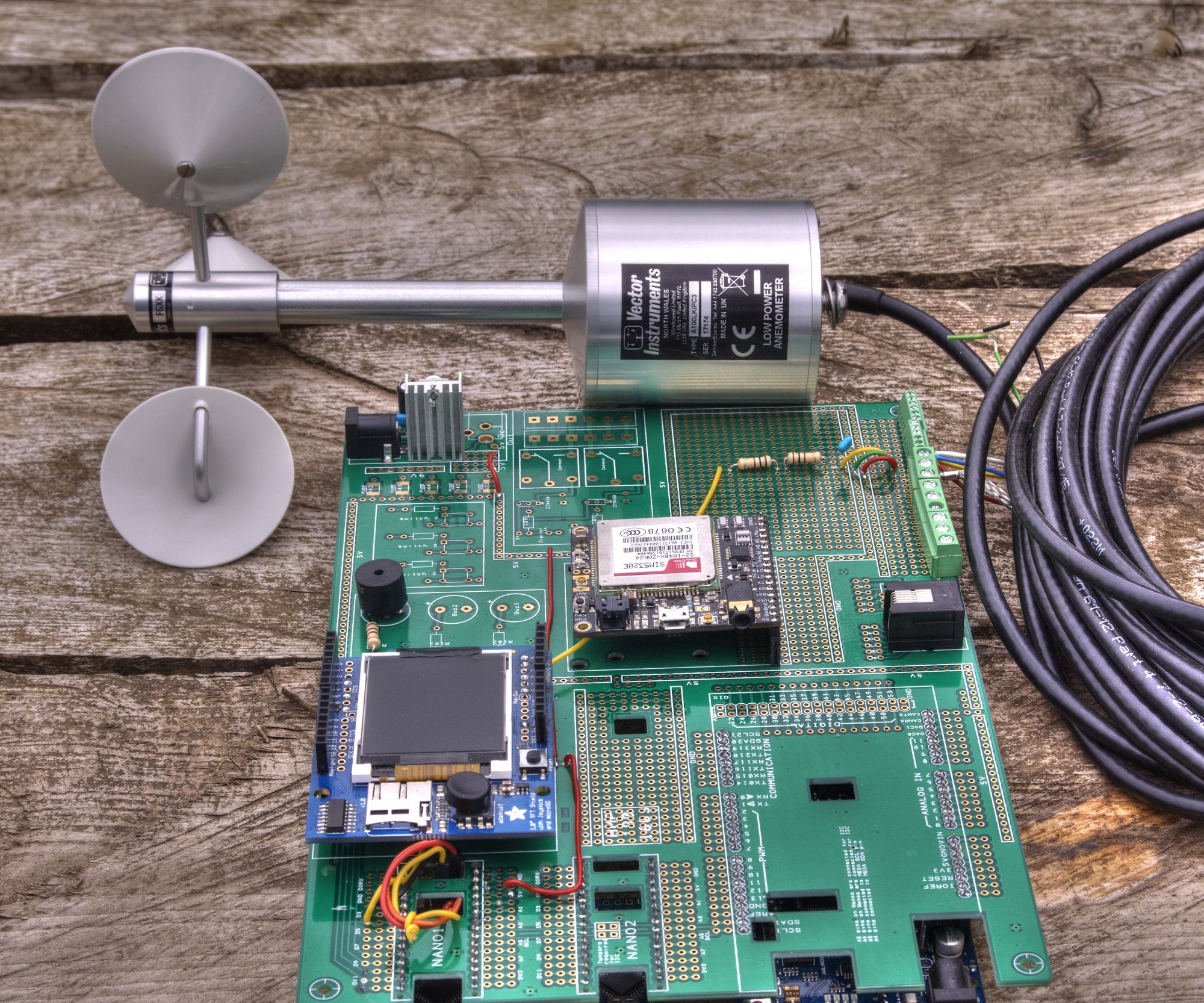 Setting up an A100LK Anemometer on an Arduino