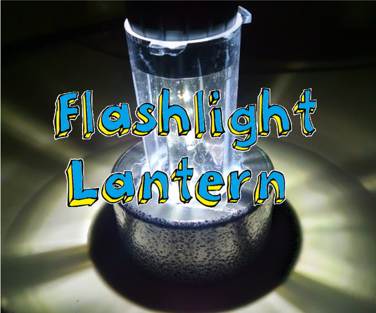 Convert Your Flashlight Into a Lantern!