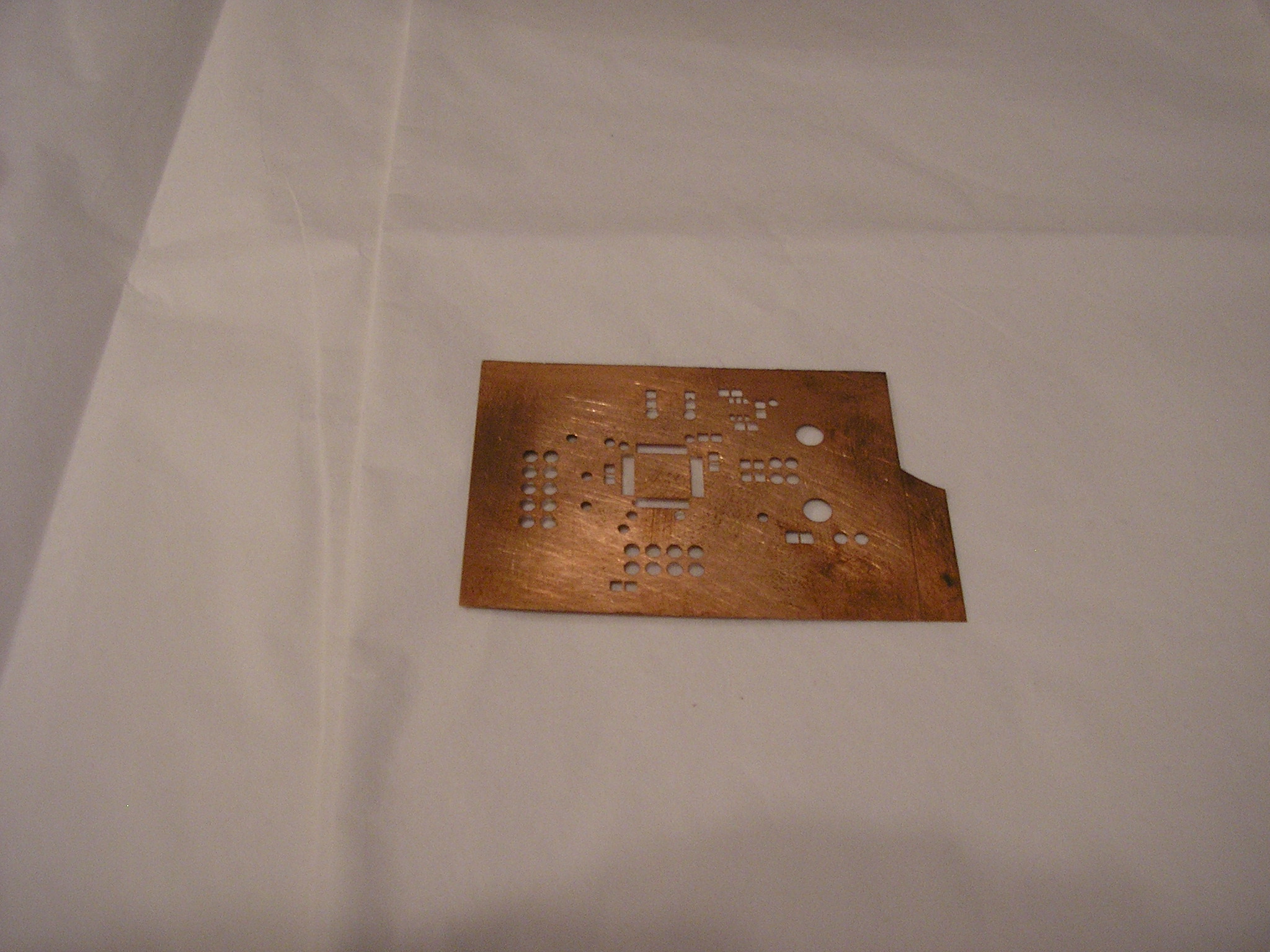 Making stencils for solder paste at home