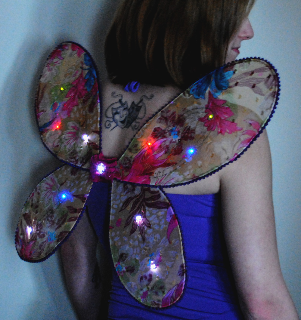 Programmable Light Up Fairy Wings