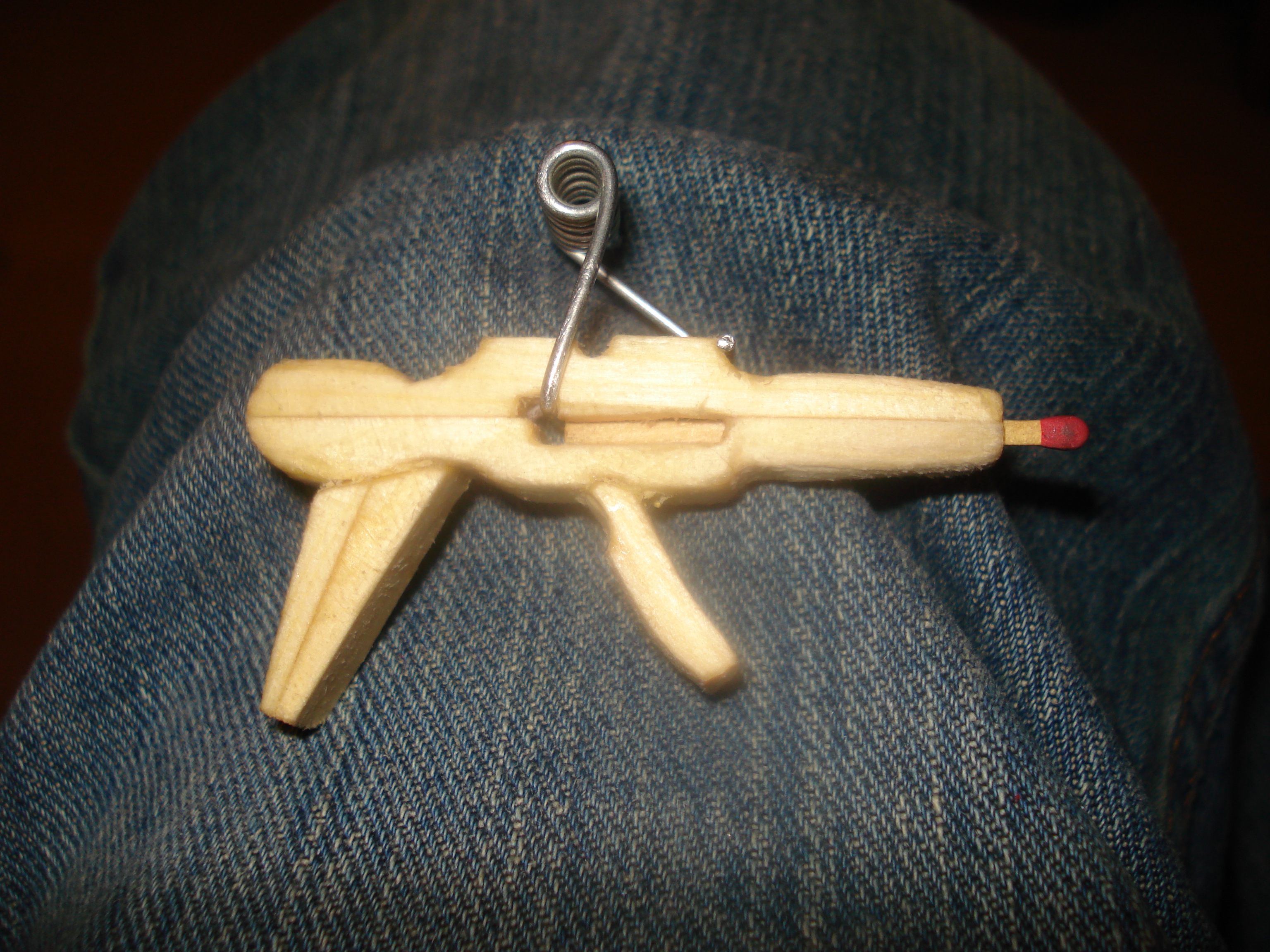 make a simple match gun