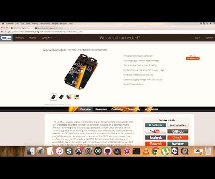 Studying Orientation With Raspberry Pi and MXC6226XU Using Python