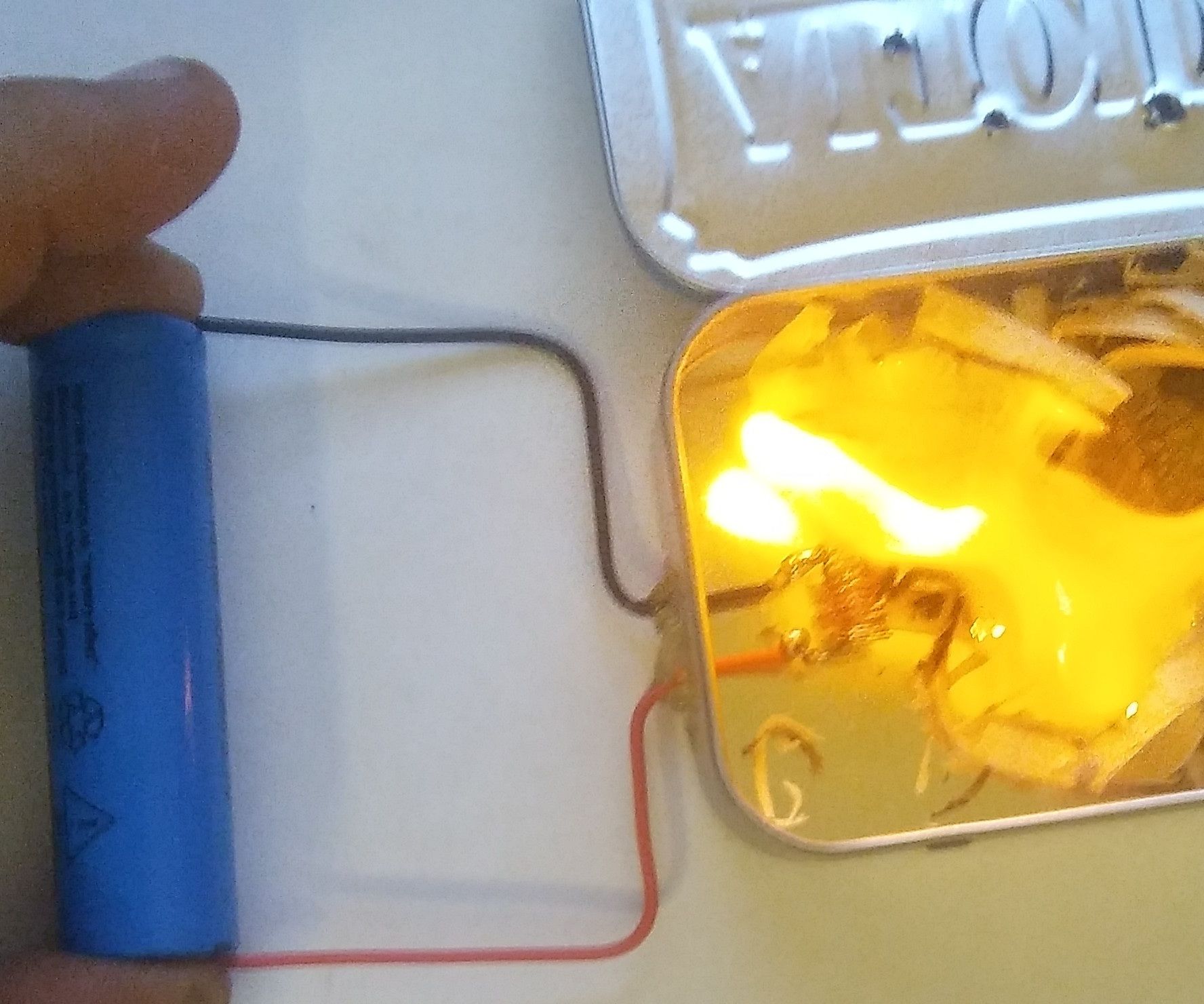 Battery Powered Tinderbox