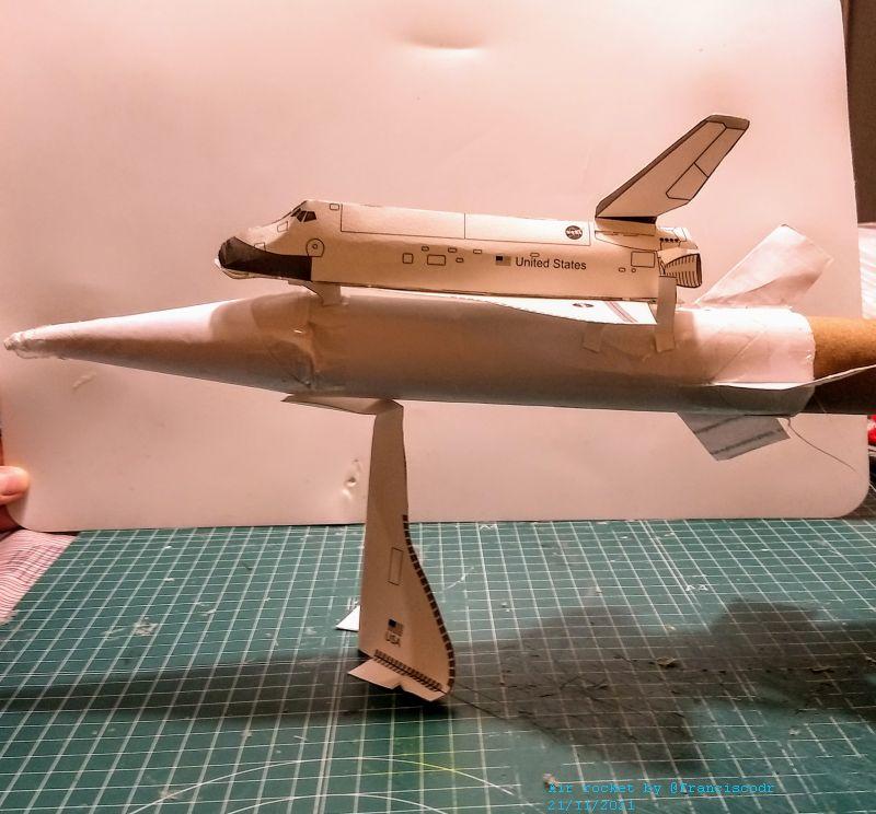 Paper Air Rocket - With NASA Space Shuttle