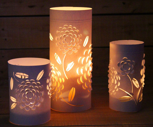 Dimensional Paper Lanterns