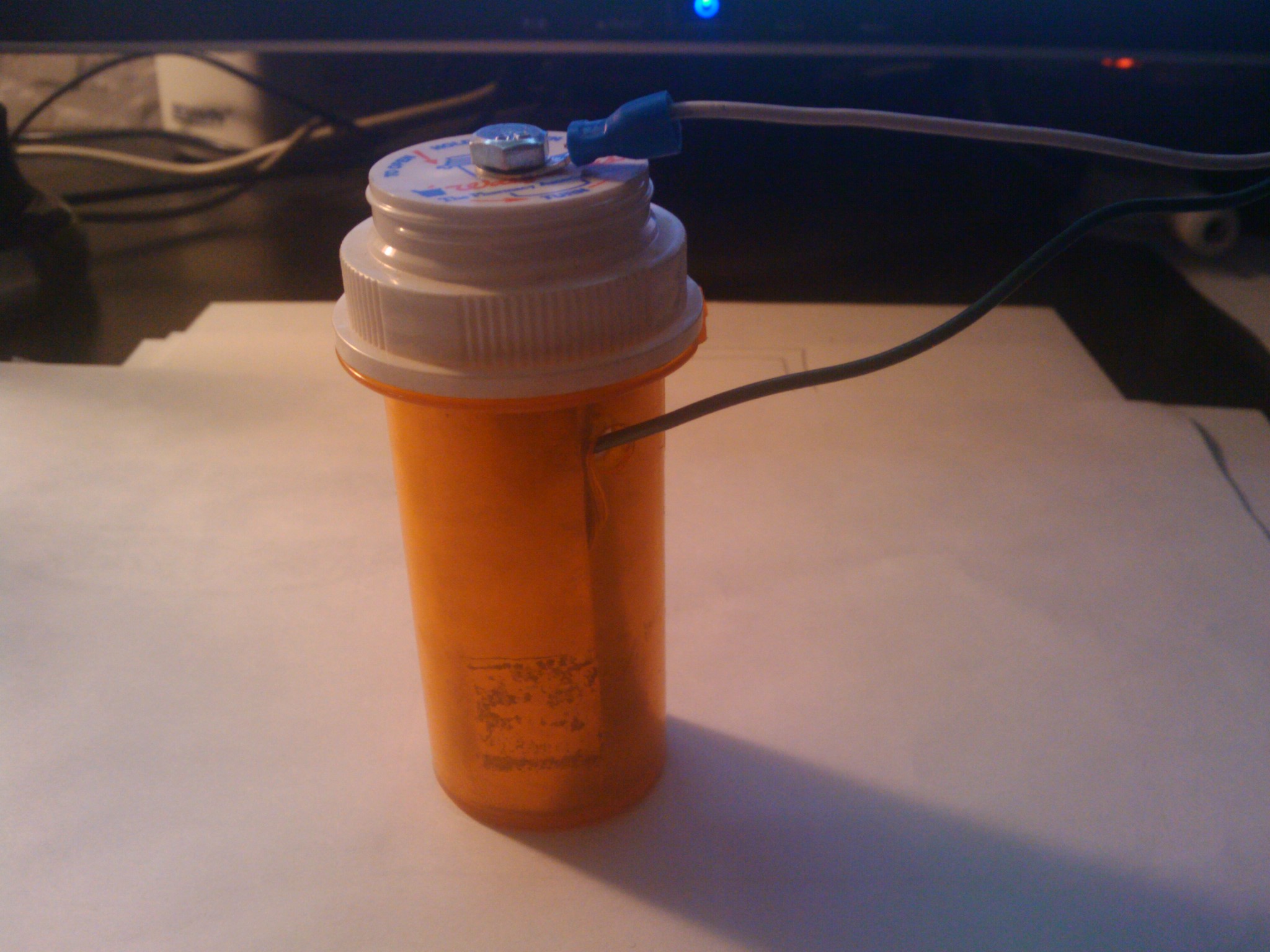 DIY Pill Bottle Tip Switch