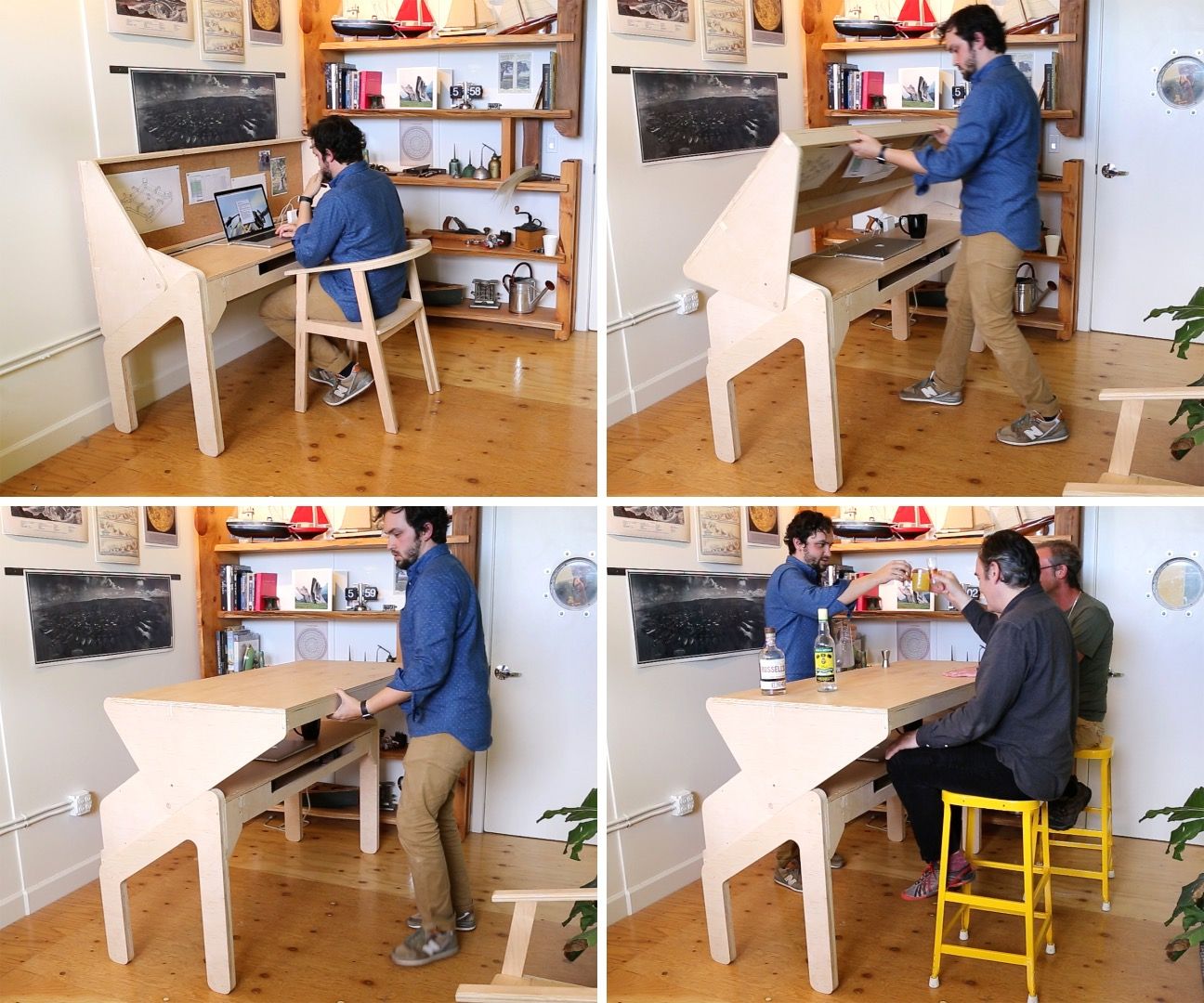 Transforming Bar Desk