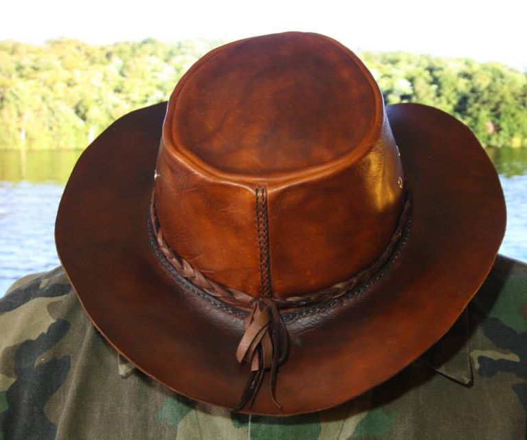 How to Make a Leather Bushcraft Hat