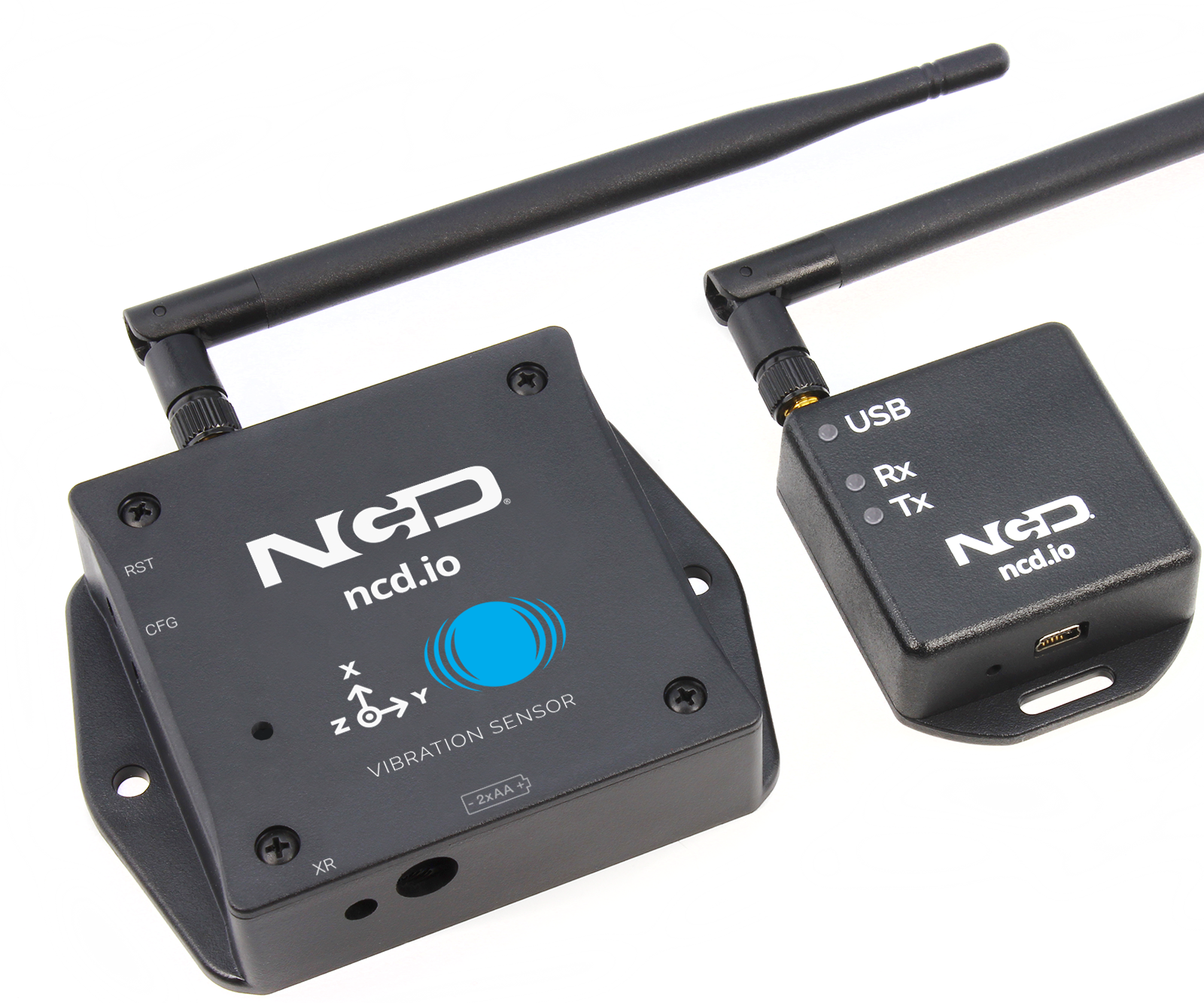 Sending Wireless Vibration and Temperature Sensor data to Excel using Node-RED