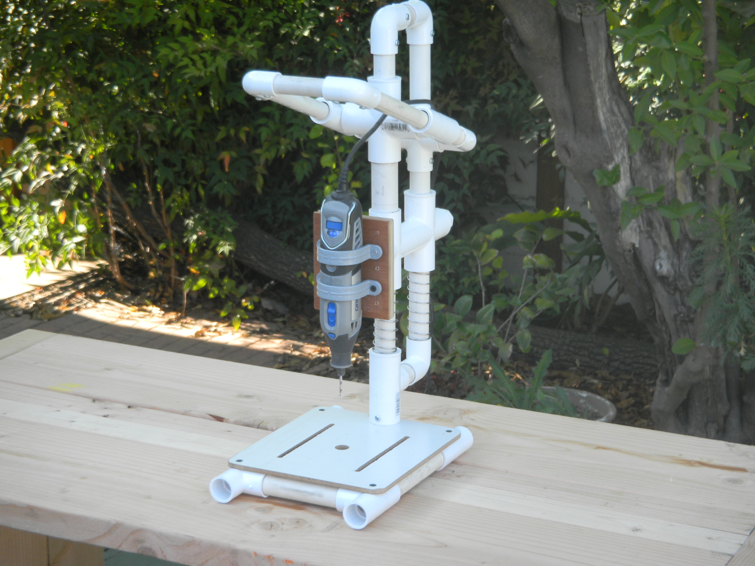 PVC Dremel Drill Press