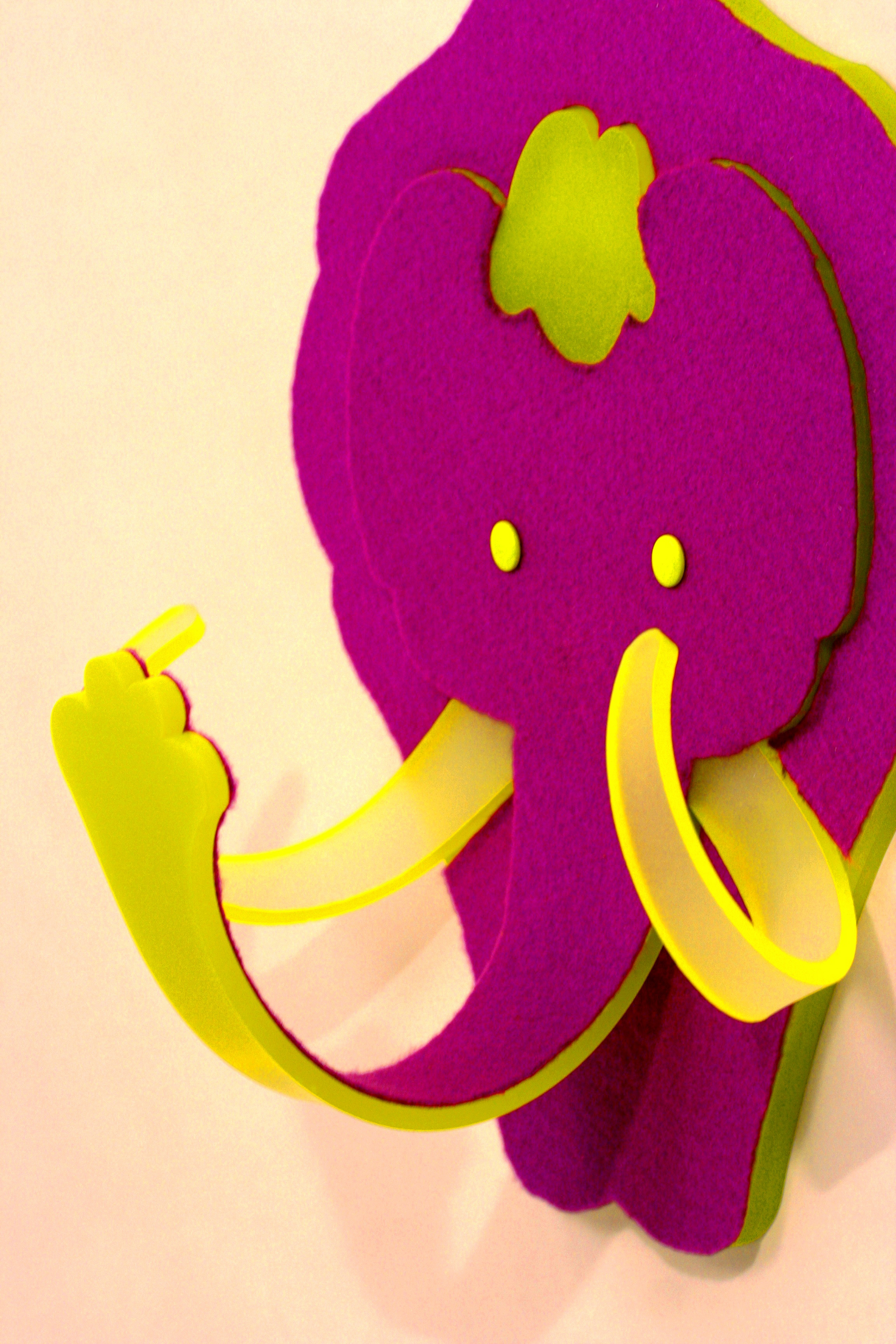 Wooly Mammoth Hat Rack