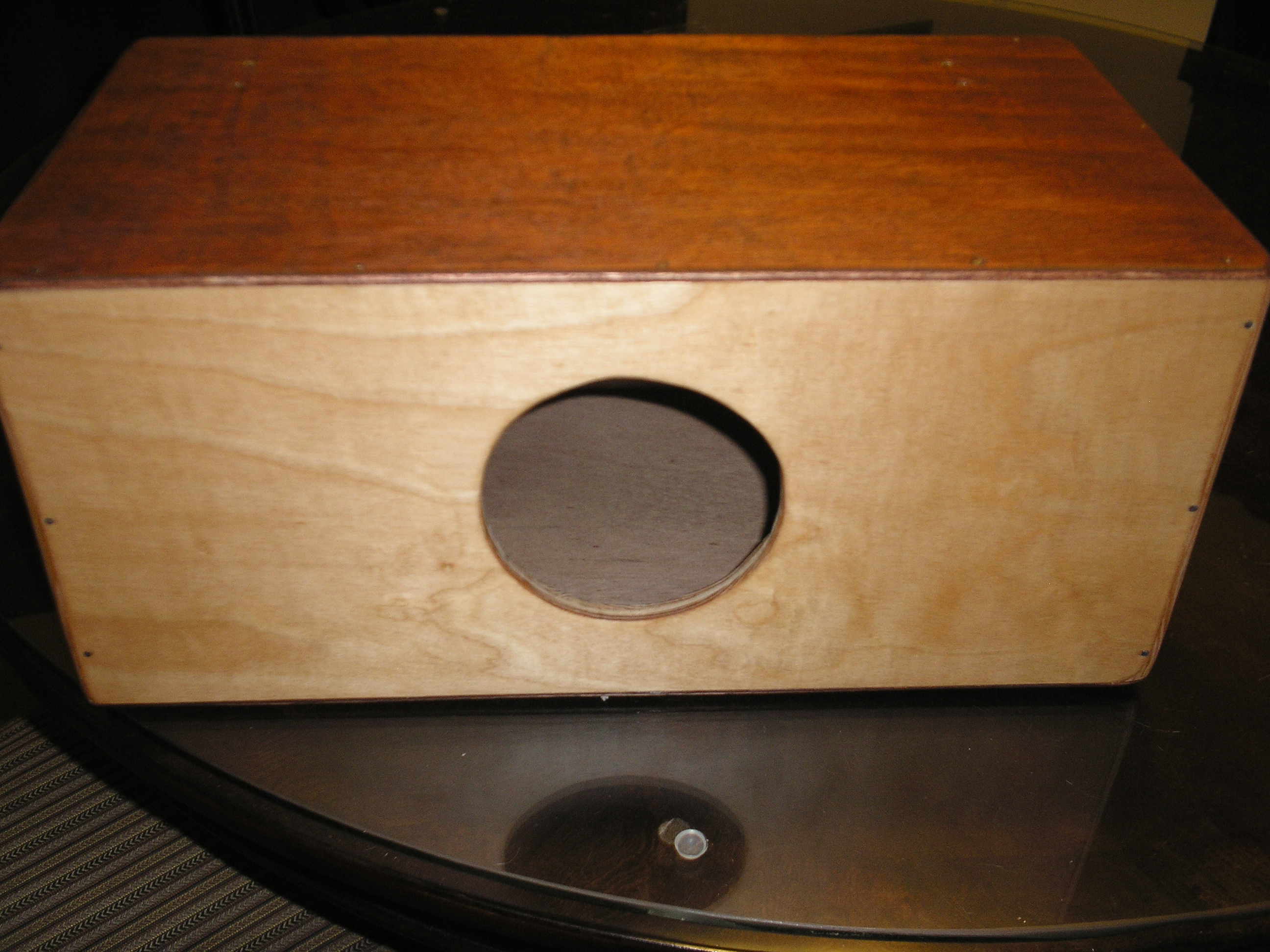 How to make a two sided cajon with snare