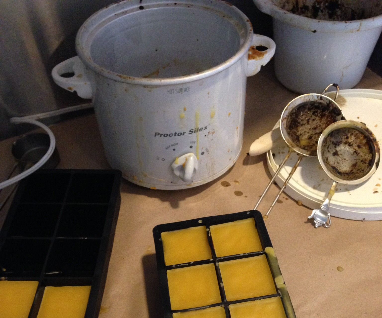 Rendering Beeswax
