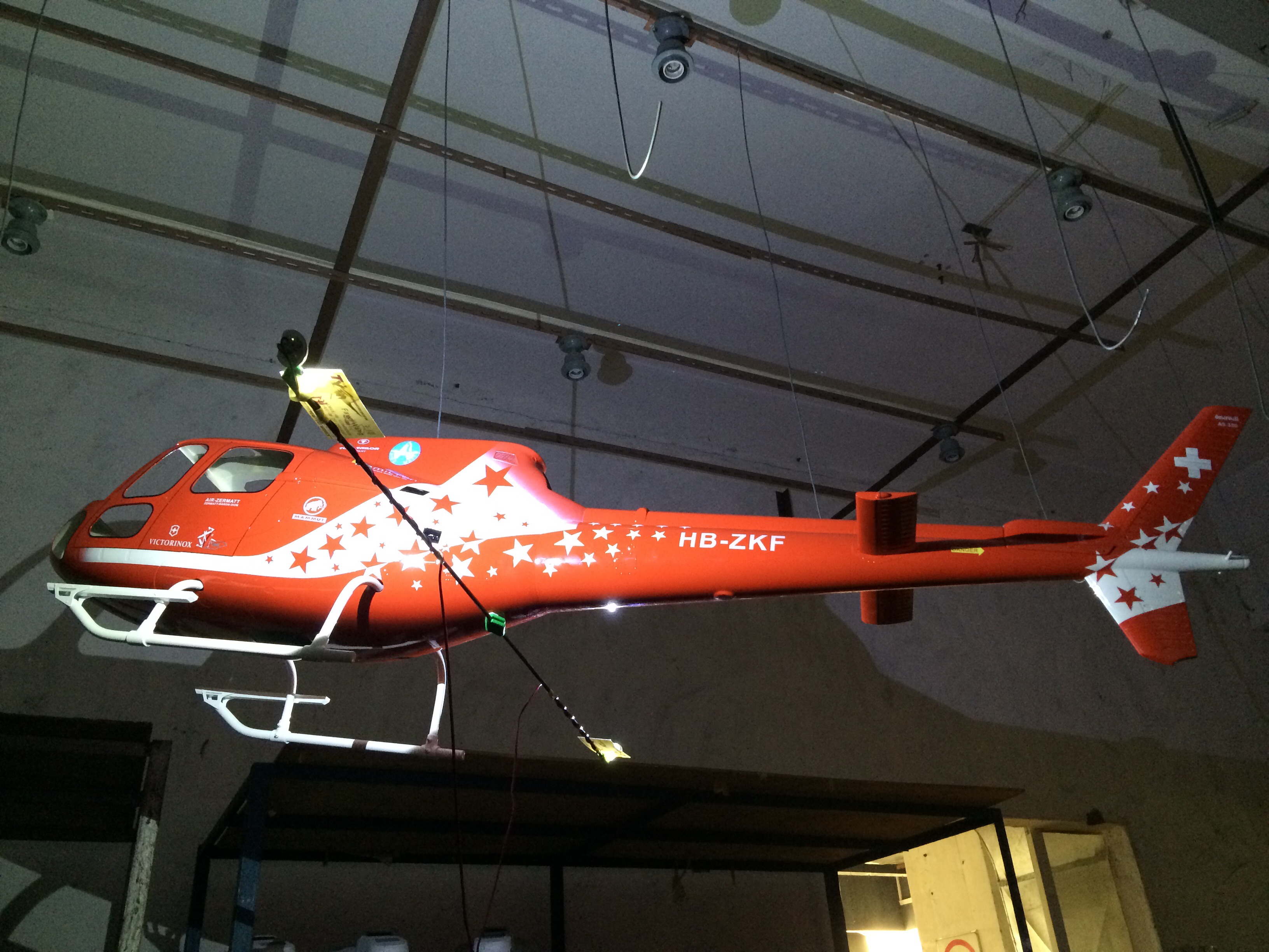 RC Scale Heli night flight light