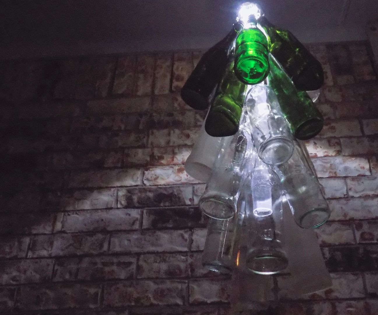 Bottle Chandelier