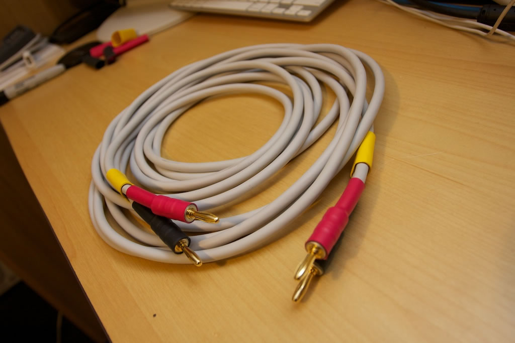 Heavy Duty Speaker Cables from Recycled Cable