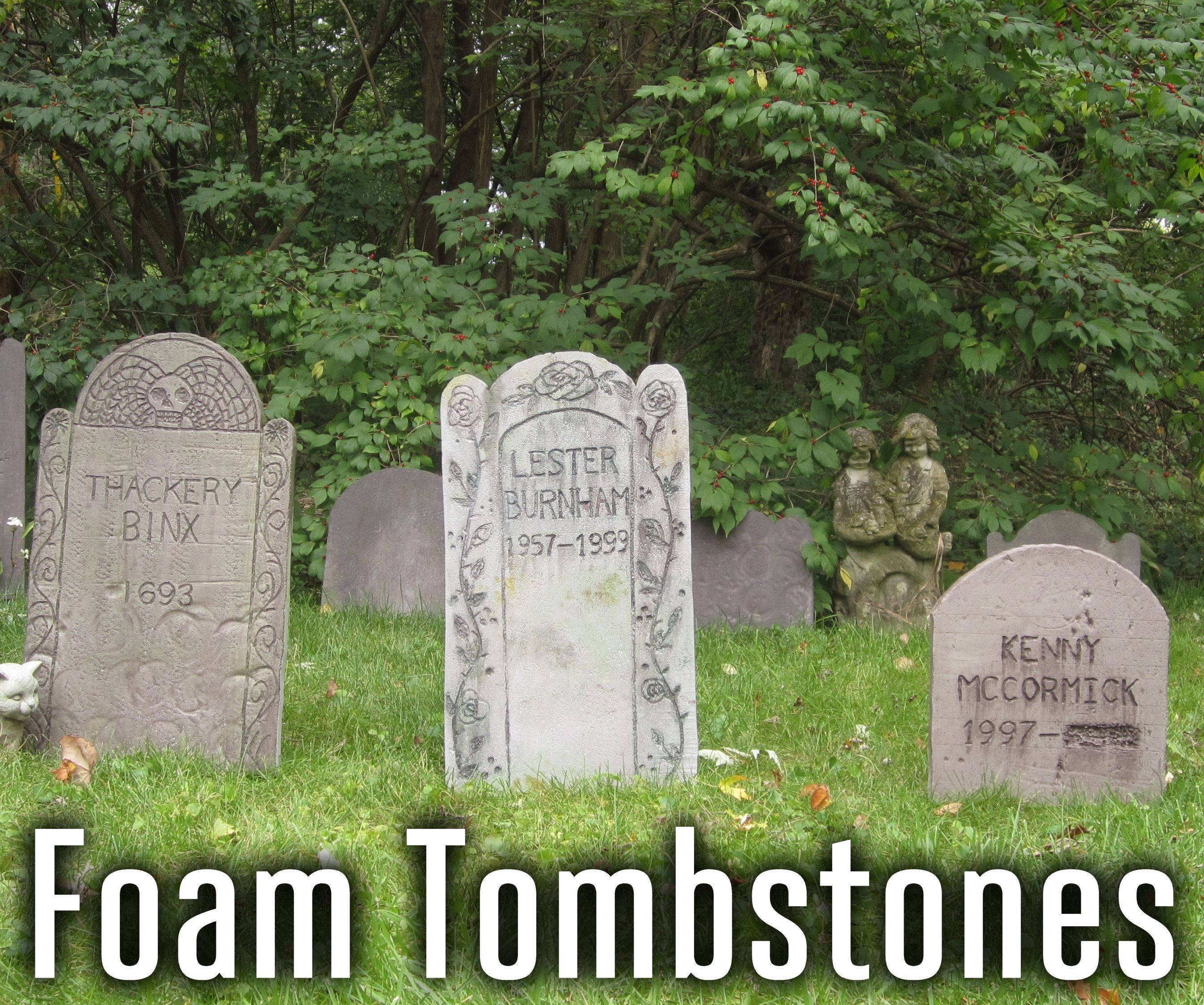 Decorative Halloween Tombstones