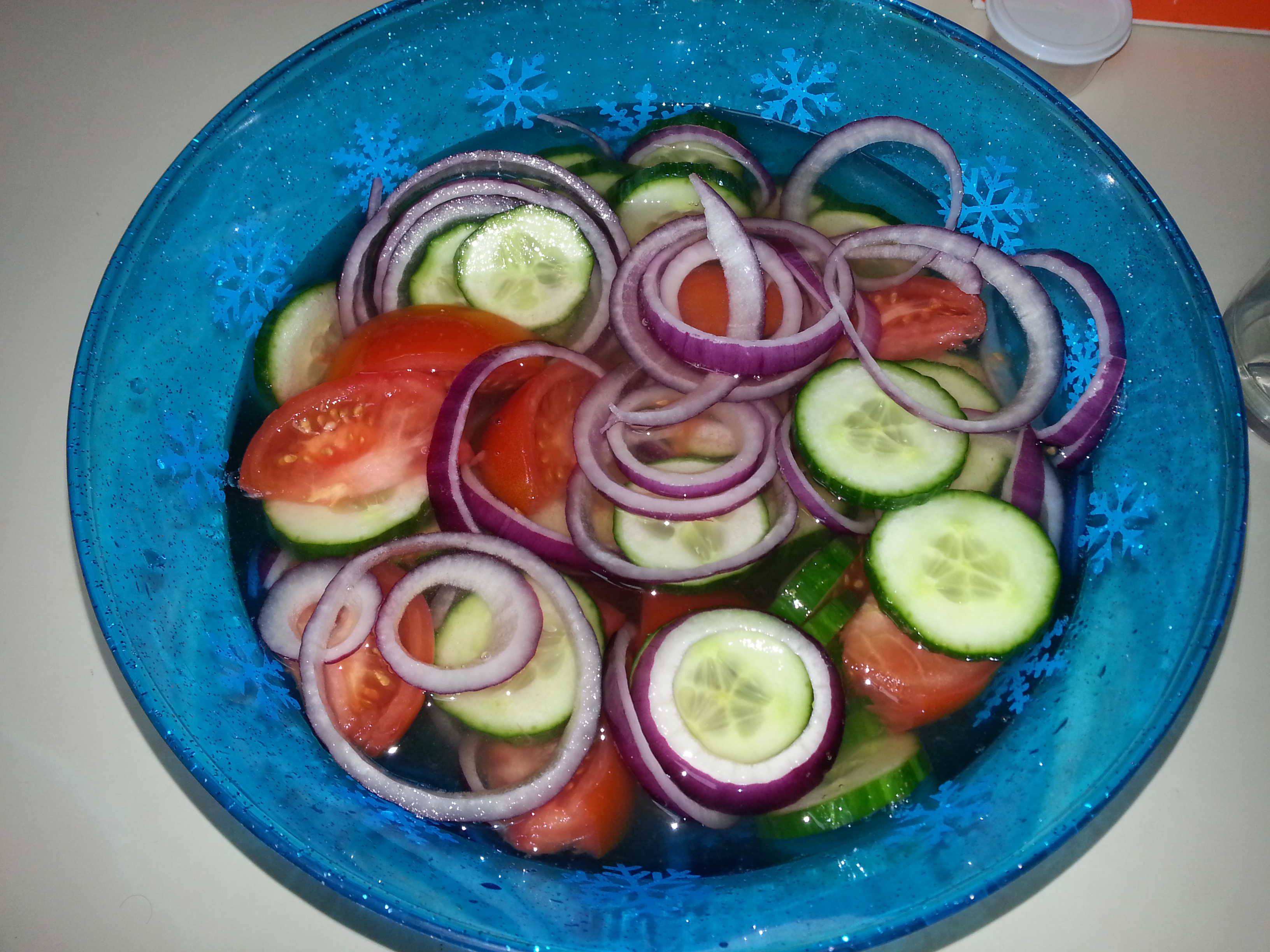 Marinated Cucumbers and Tomatoes