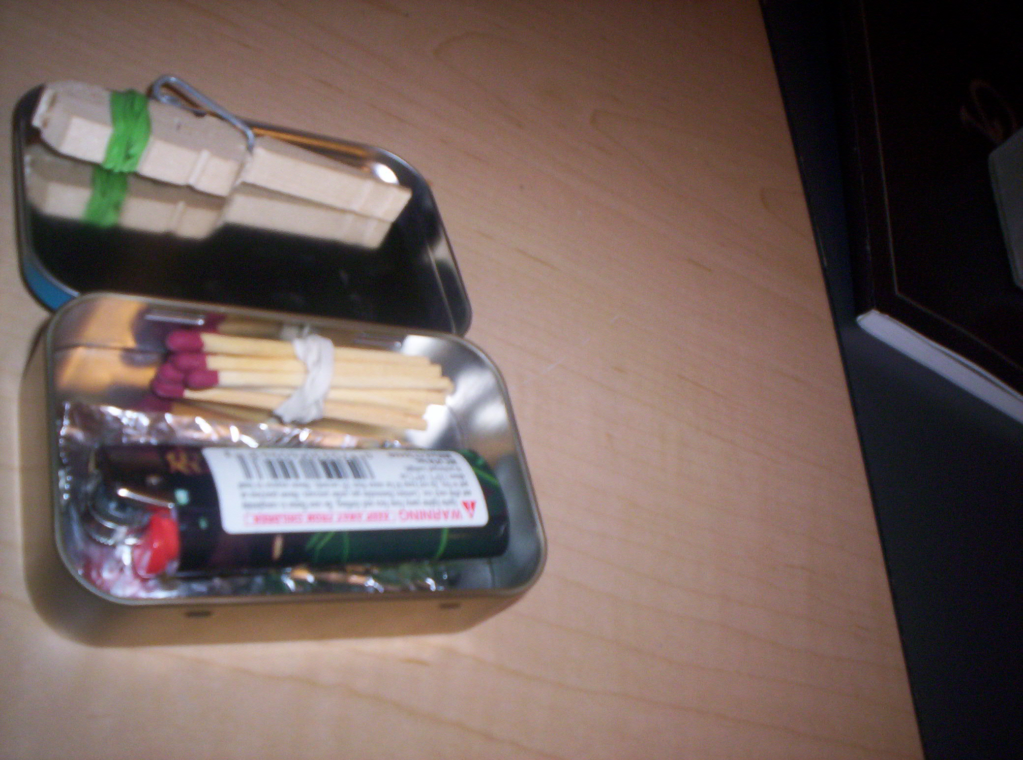 altoids carrying case for match rockets