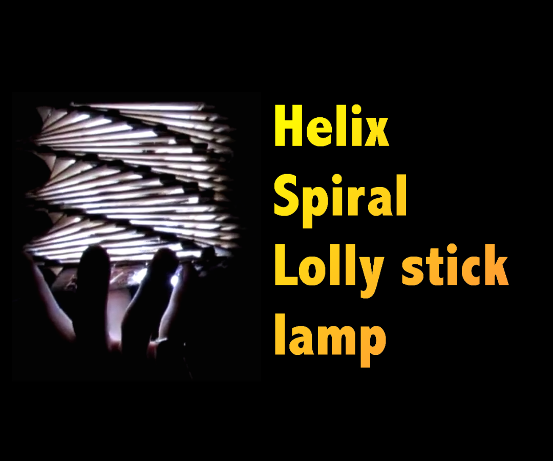 Helix Spiral Lolly stick Lamp (USB powered)