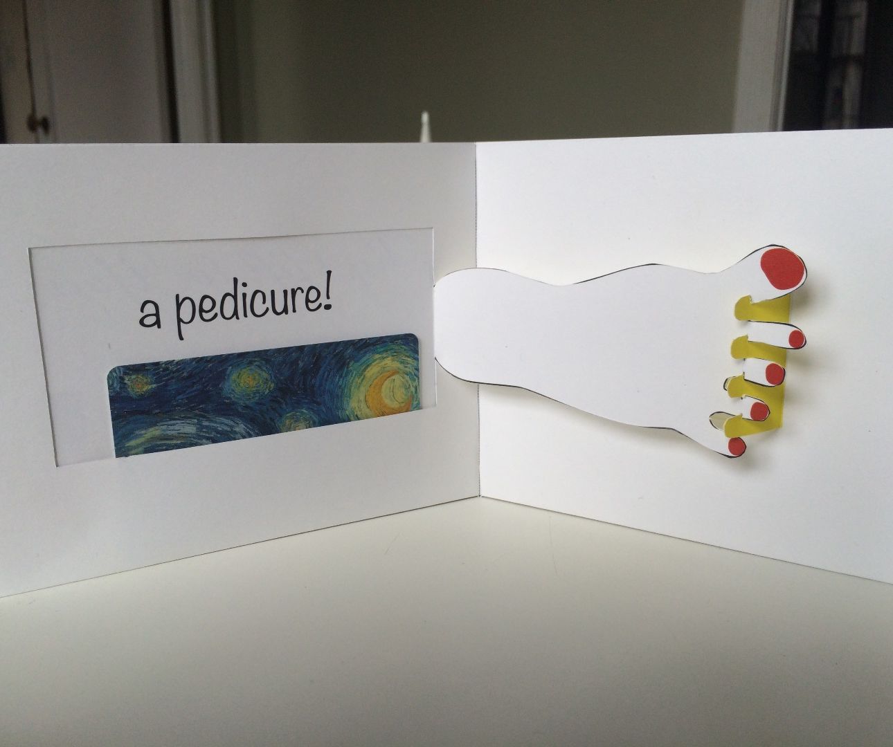 Pop-up Pedicure Gift Card