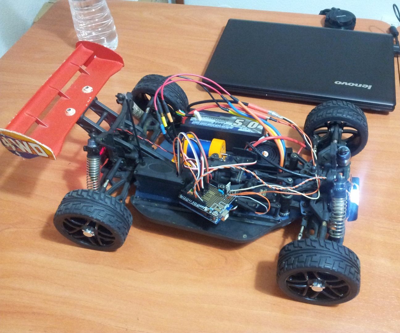 Transforming Nitro RC Car into Electric