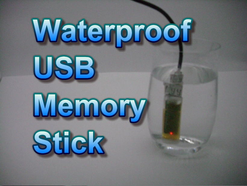 How to make waterproof usb stick full of Oil