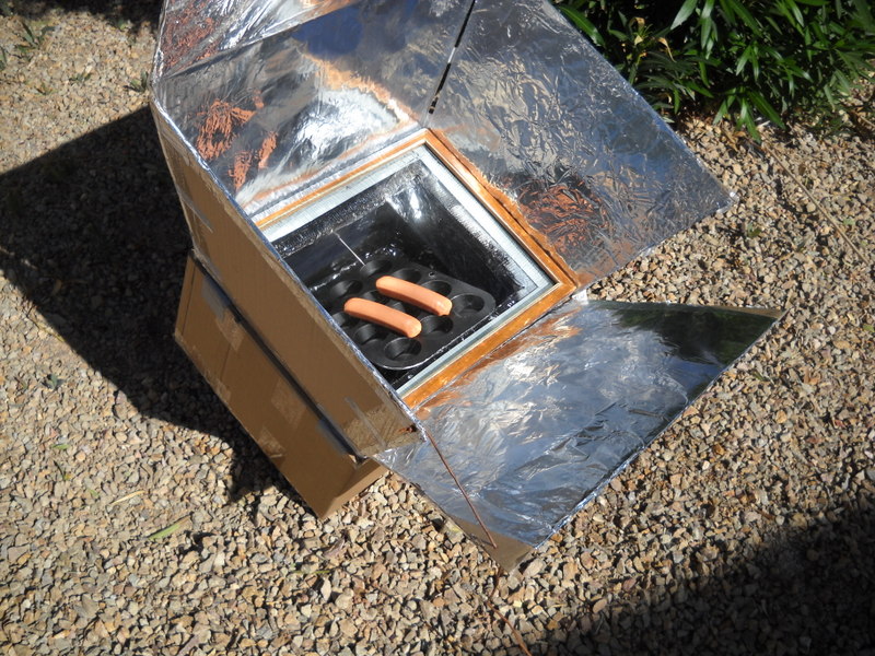 Cardboard and Duct tape Solar Oven