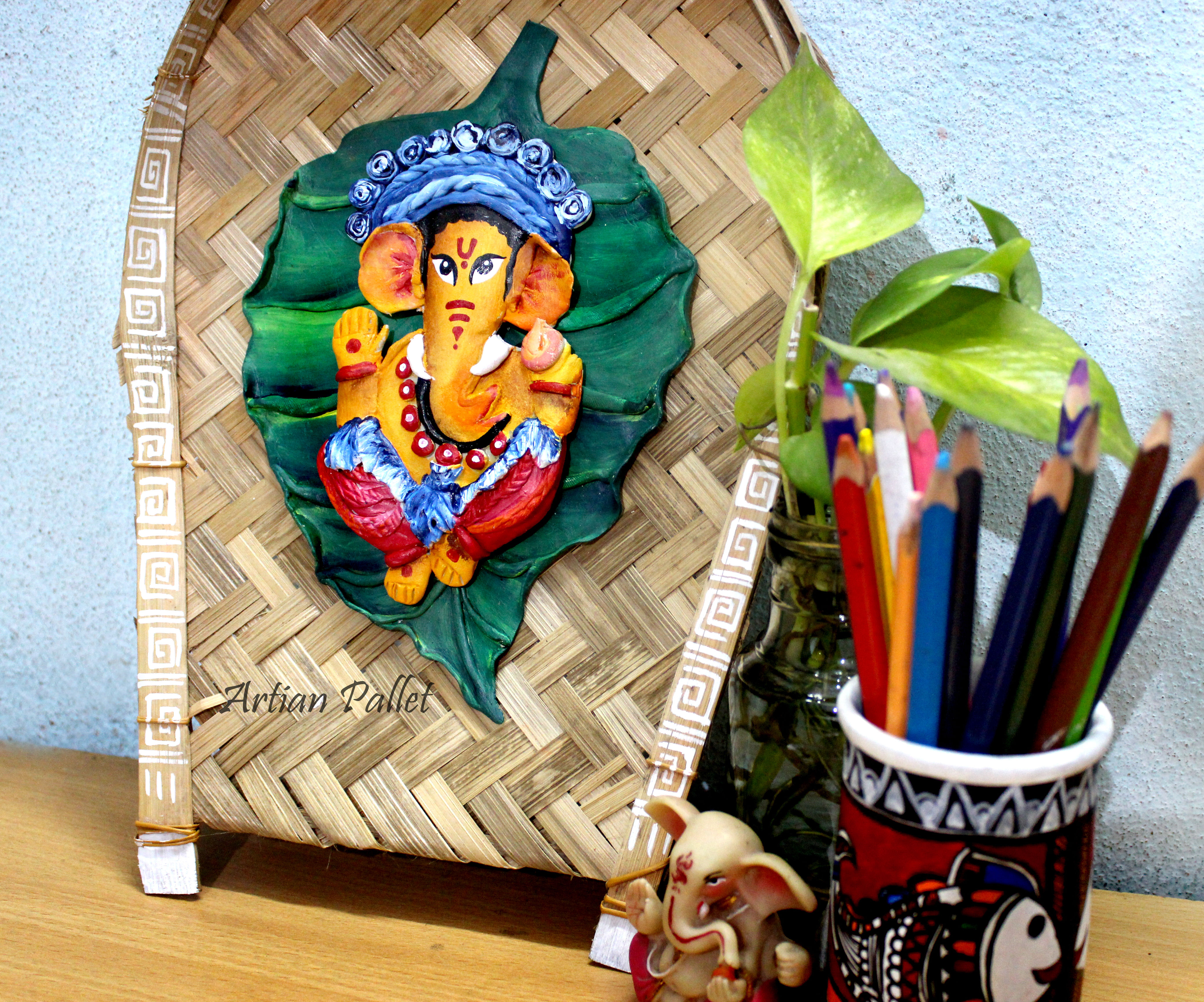 DIY Handmade Ganesha Wall Hanging