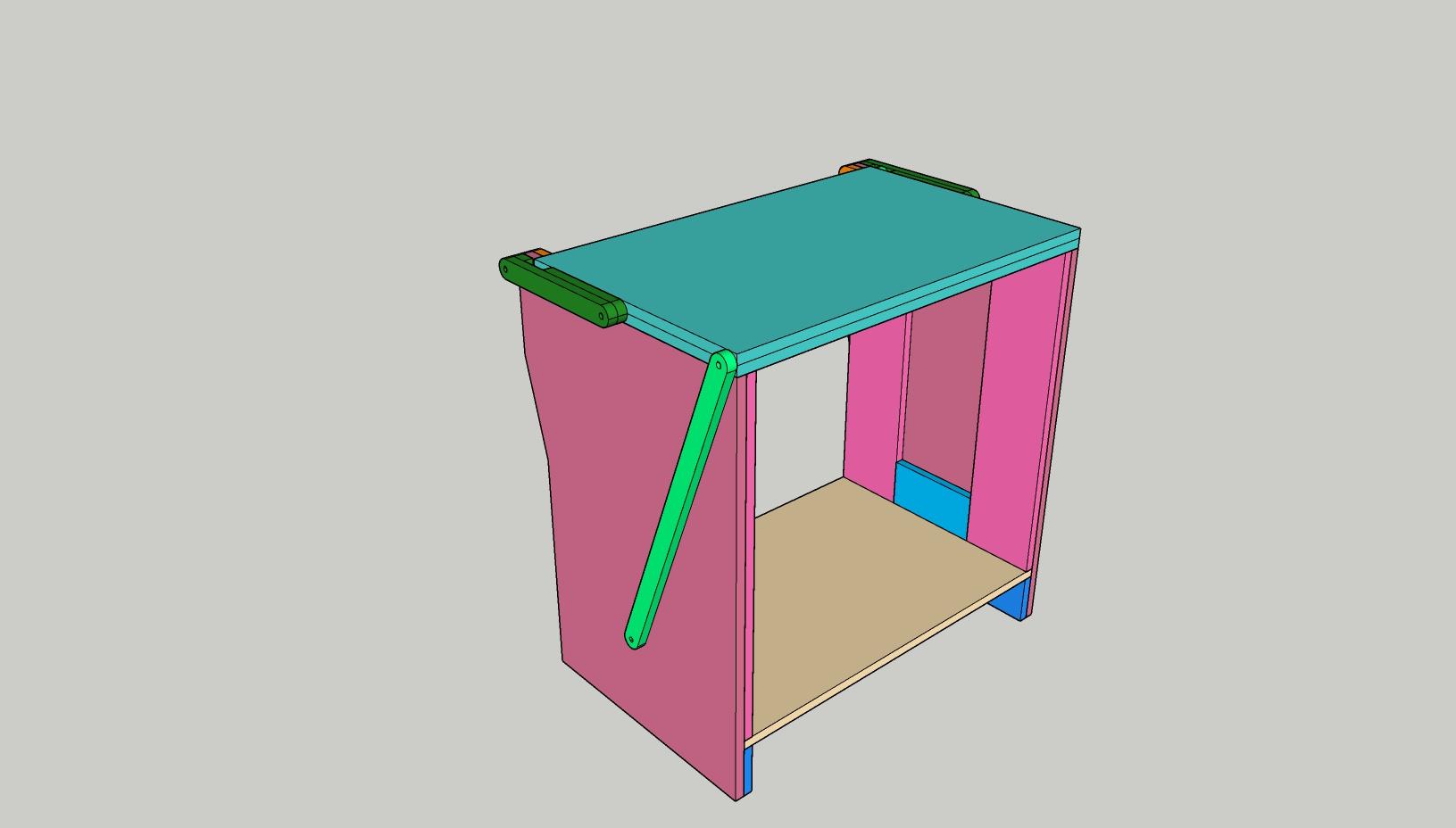 Flip-Top Table